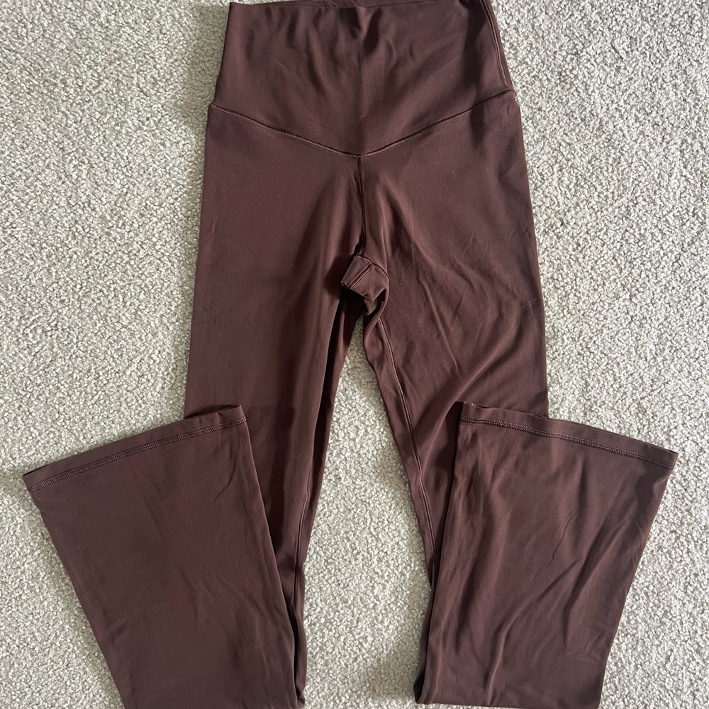 Aerie Brown Flare Leggings